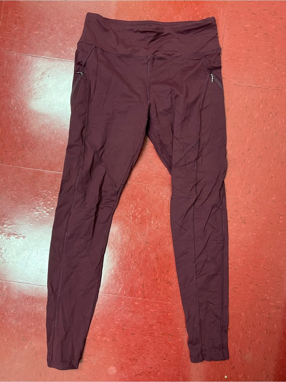 Forever 21 Women's Leggings in burgundy size large